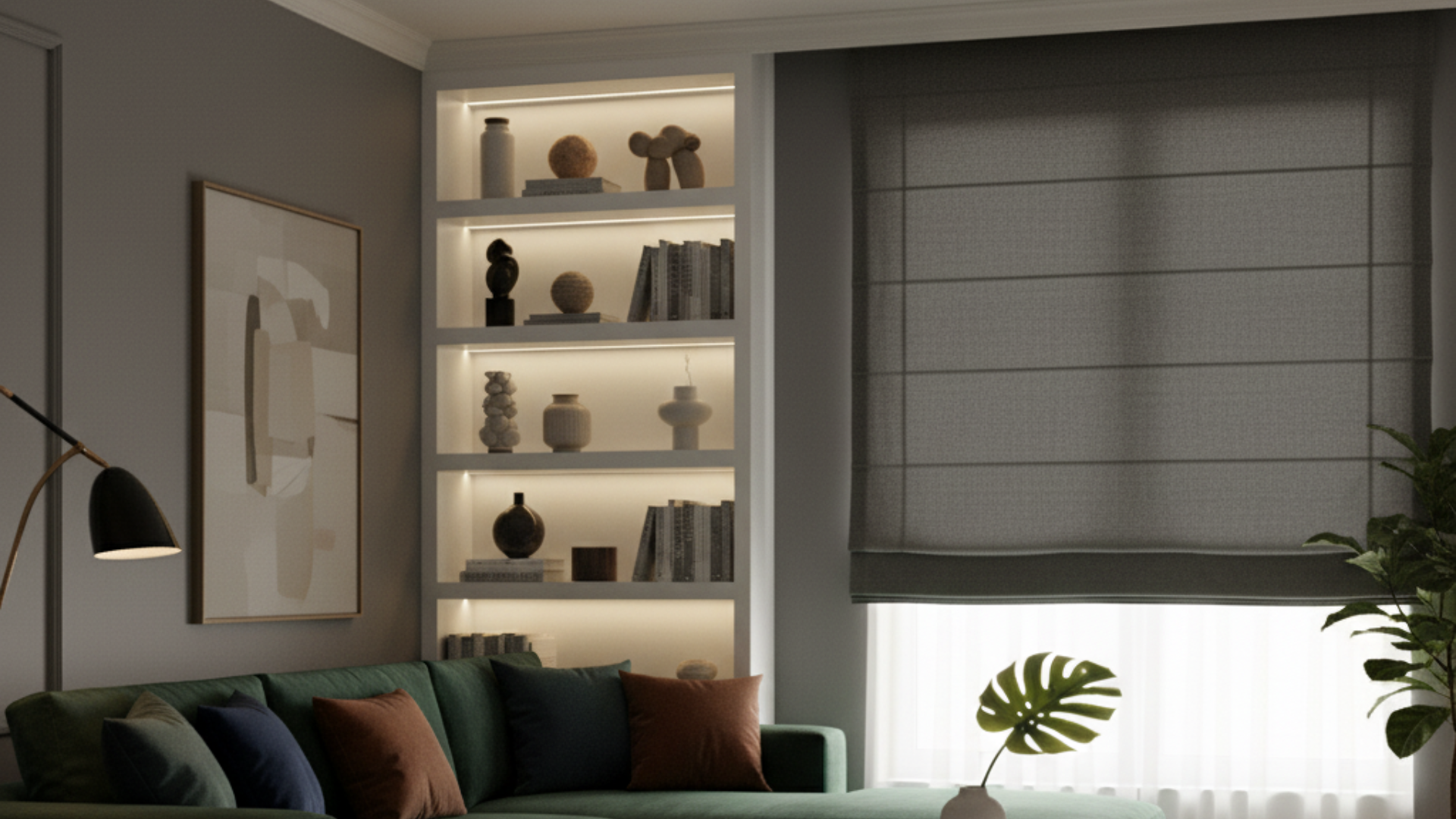 Designer Zebra and Wooden Blinds